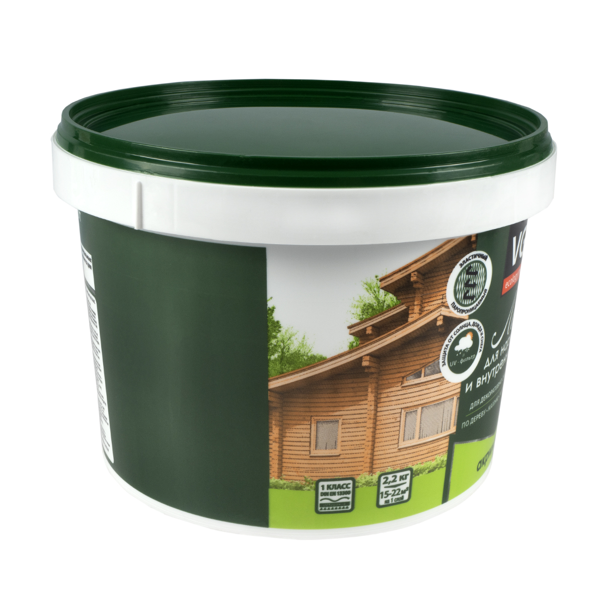 Лак для наруж./внутр. работ матов. 2,2 кг (4)  "вгт"