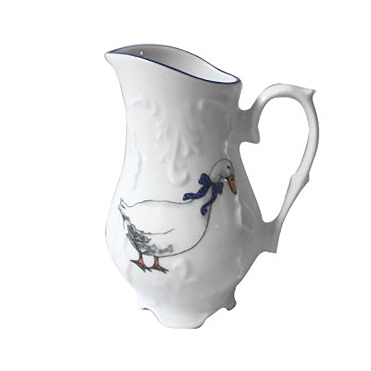 Молочник "rococo" гуси 200 мл (1/6/36) "cmielow" omd666-рококо-33