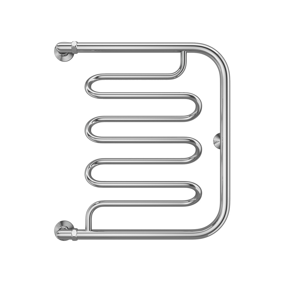 Полотенцесушитель водяной "фокстрот-лиана aisi" 500*600 (хром) "terminus"