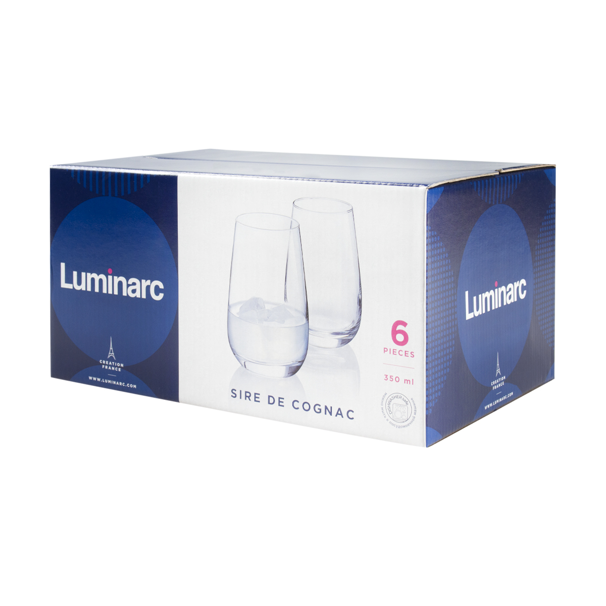 Бокал для коньяка Luminarc Sire de Cognac, 350 мл, набор 6 шт