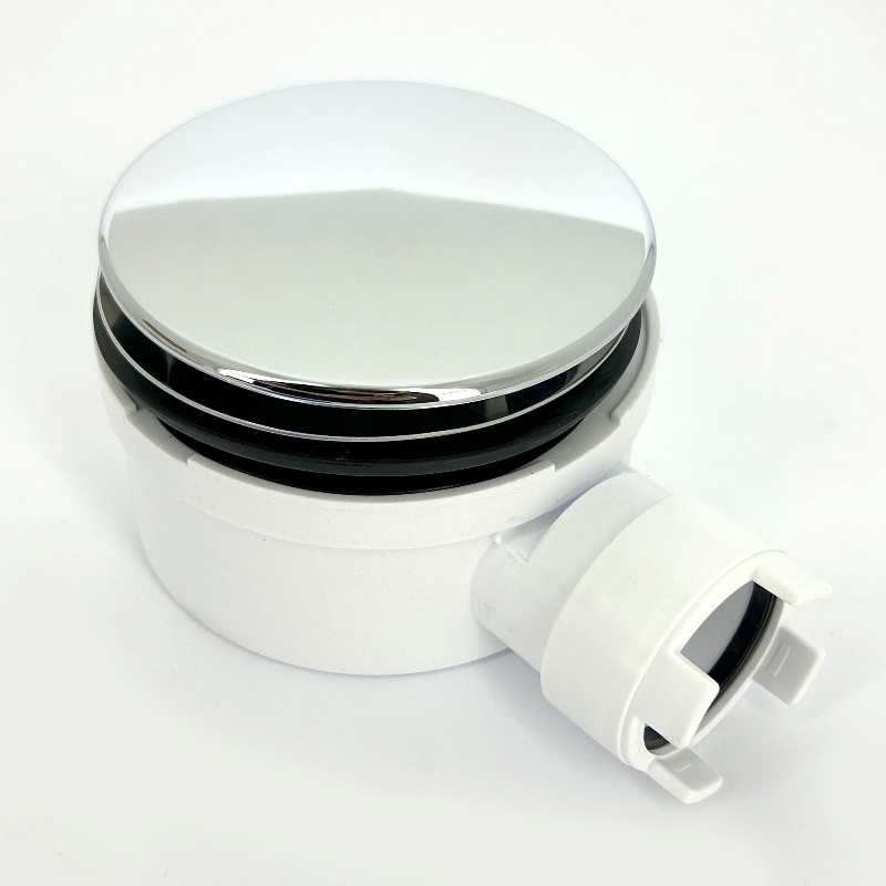 Сифон McALPINE бутылочный для поддона слив 90-100 мм, высота 53 мм, выход 40/50 мм, хром