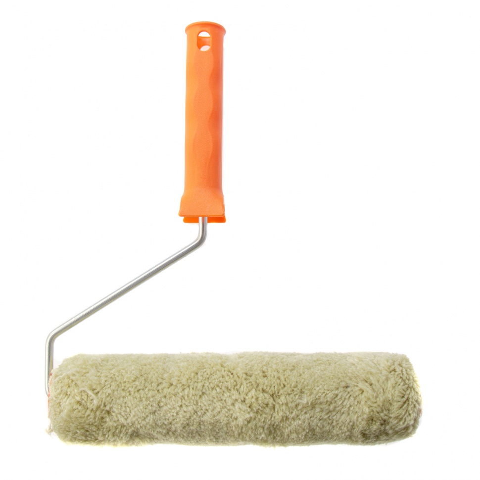 Валик "Фасадные работы", 250 мм, ворс 18 мм, D 36 мм, D ручки - 6 мм, полиакрил, полиэстер Сибртех (80225)