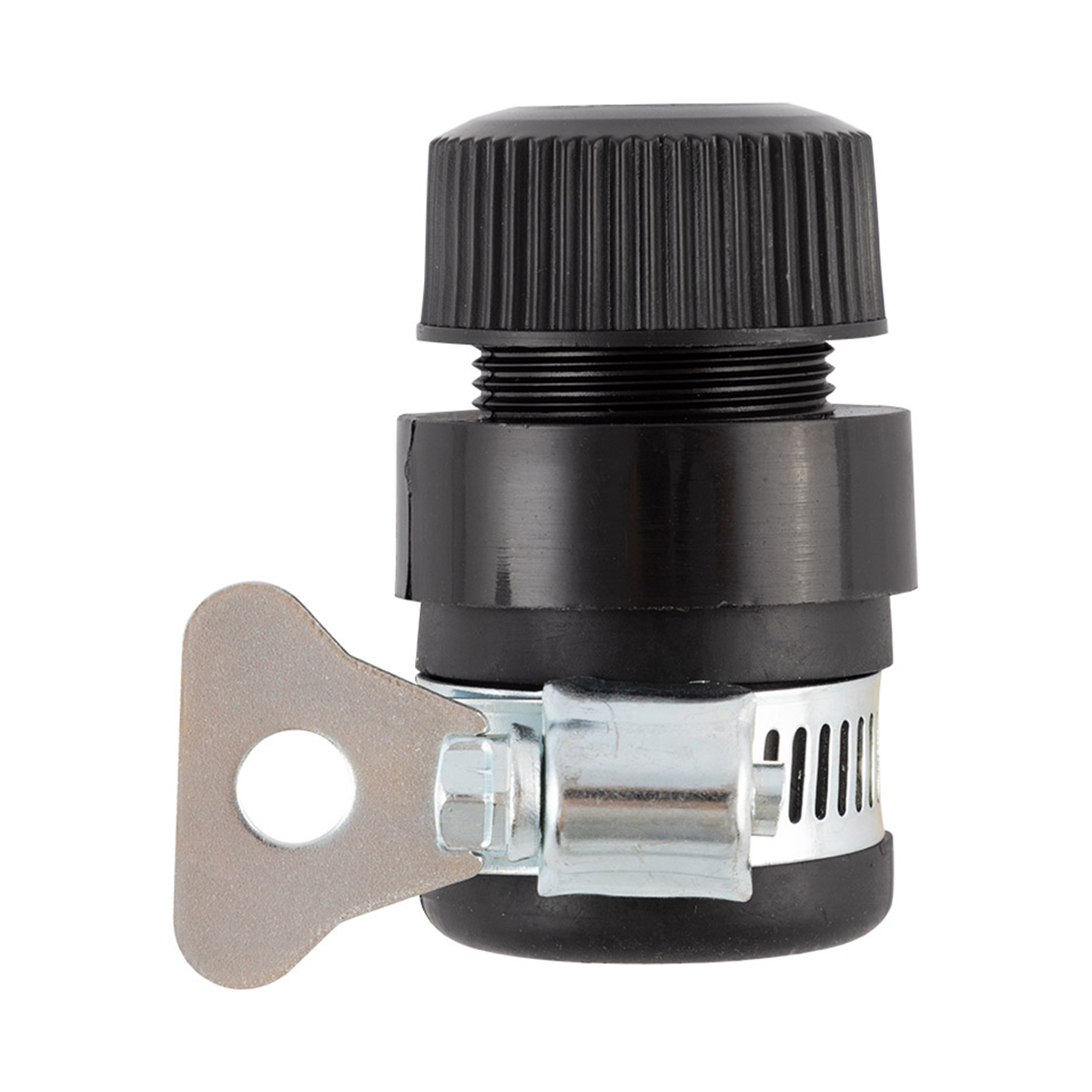 Соединитель для шлангов 1/2" с системой быстрой фиксации и хомутом (1/50/100) "park" hl025