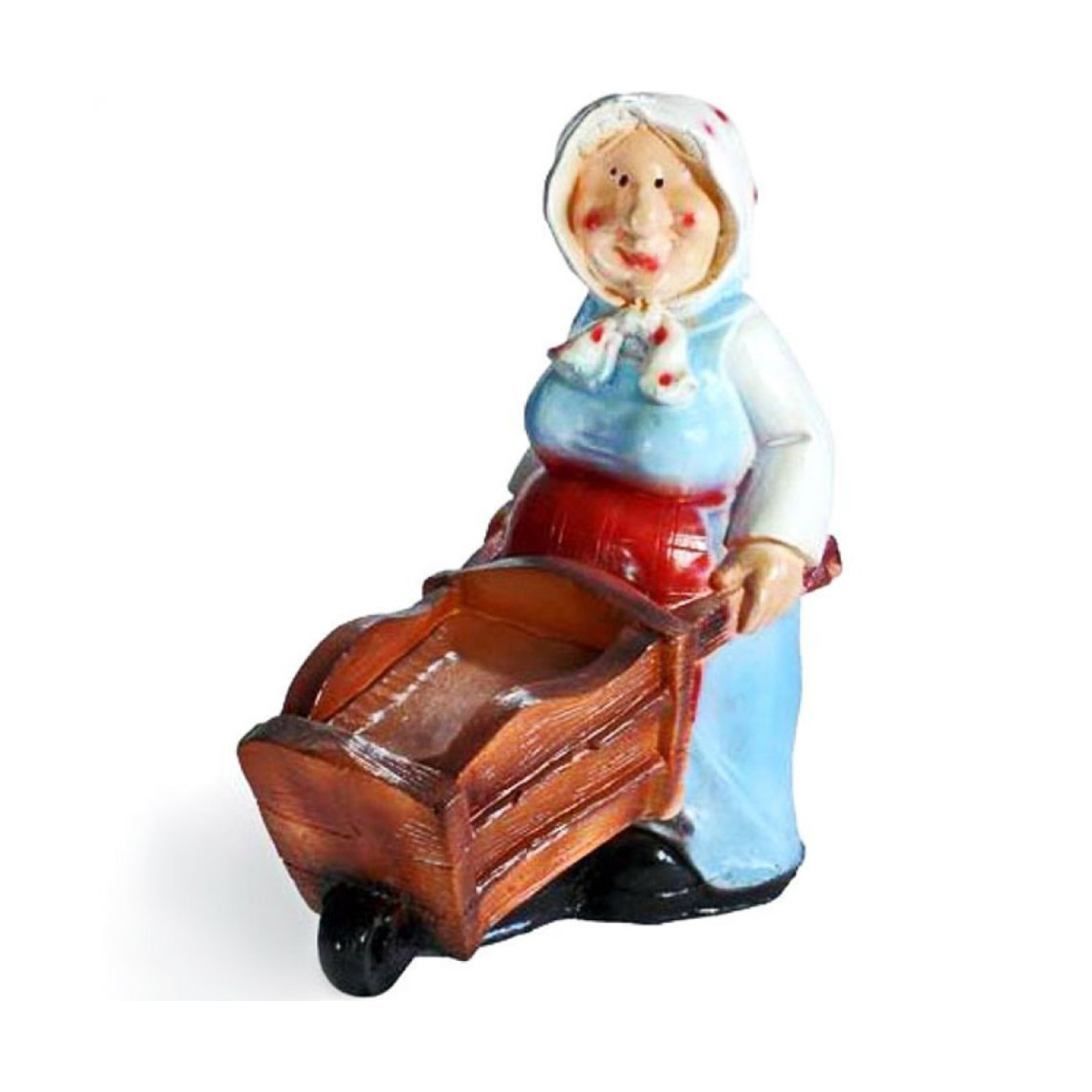 Фигурка садовая "бабушка с тачкой" 300*230 мм "гарденвилл"