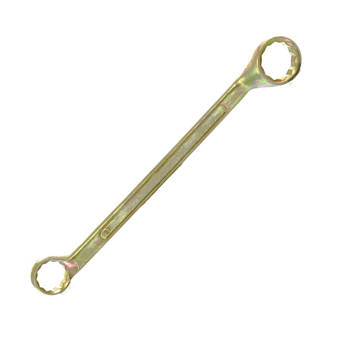 Ключ накидной 24 х 27 мм, желтый цинк (1/50) "сибртех"