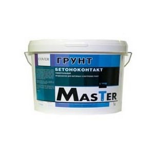 Грунтовка для бетона Cover color Master Бетоноконтакт, 20кг