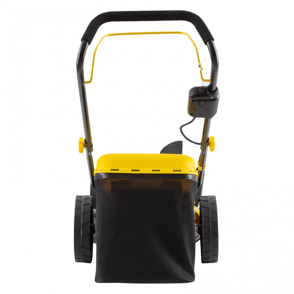 Газонокосилка аккумуляторная бесщеточная RLM450-36, Li-ion, 36 В, 4 Ач, 450 мм, травосборник 40 л Denzel (58910)