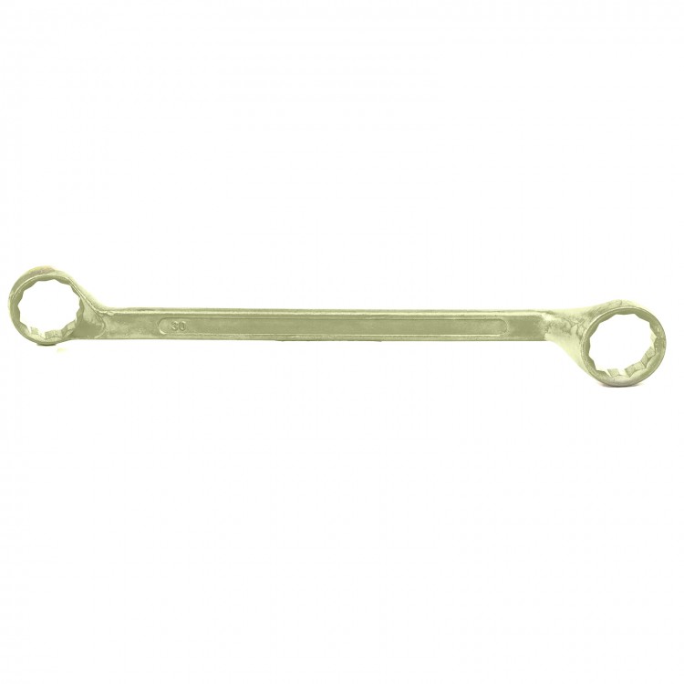 Ключ накидной, 30 х 32 мм, желтый цинк Сибртех (14638)