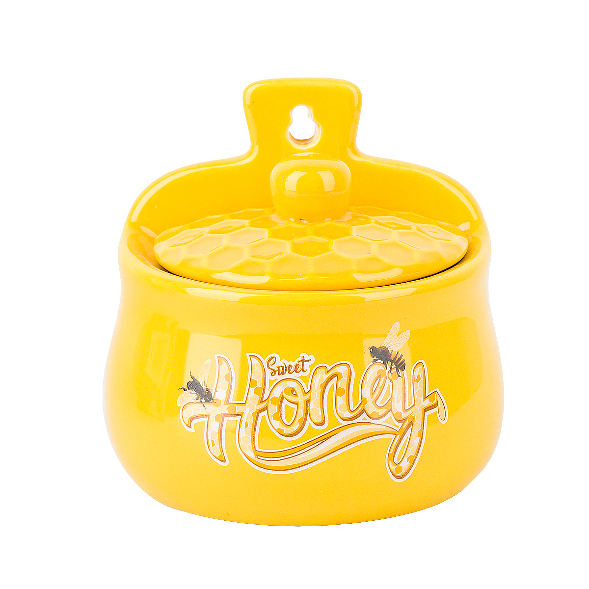 Солонка навесная "honey" 12,5*8*12,5 см, 450 мл, керамика (1/36) "dolomite" l2520963