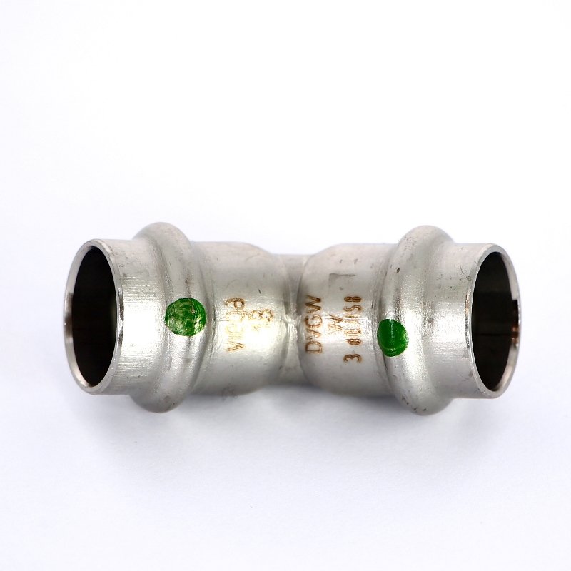 Угол 45° пресс 18 нержавеющая сталь Sanpress Inox VIEGA