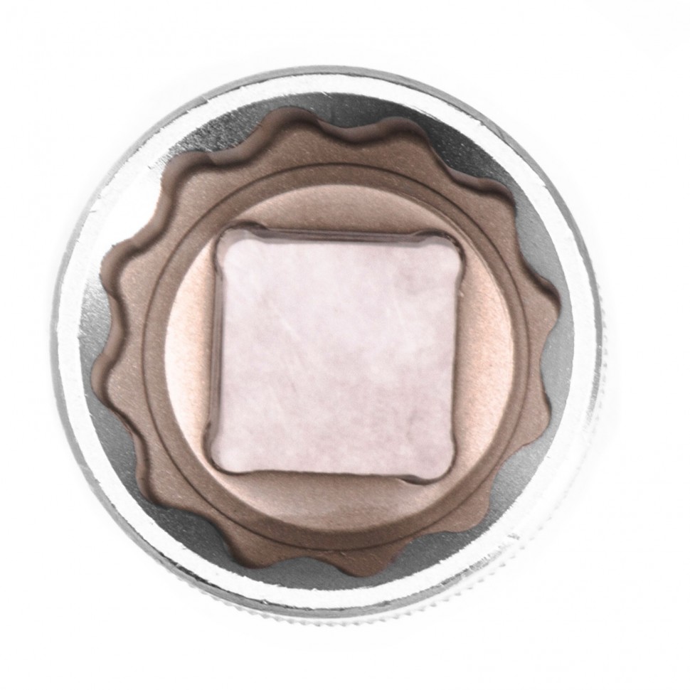 Головка торцевая, 24 мм, двенадцатигранная, CrV, под квадрат 1/2, хромированная Stels (13669)