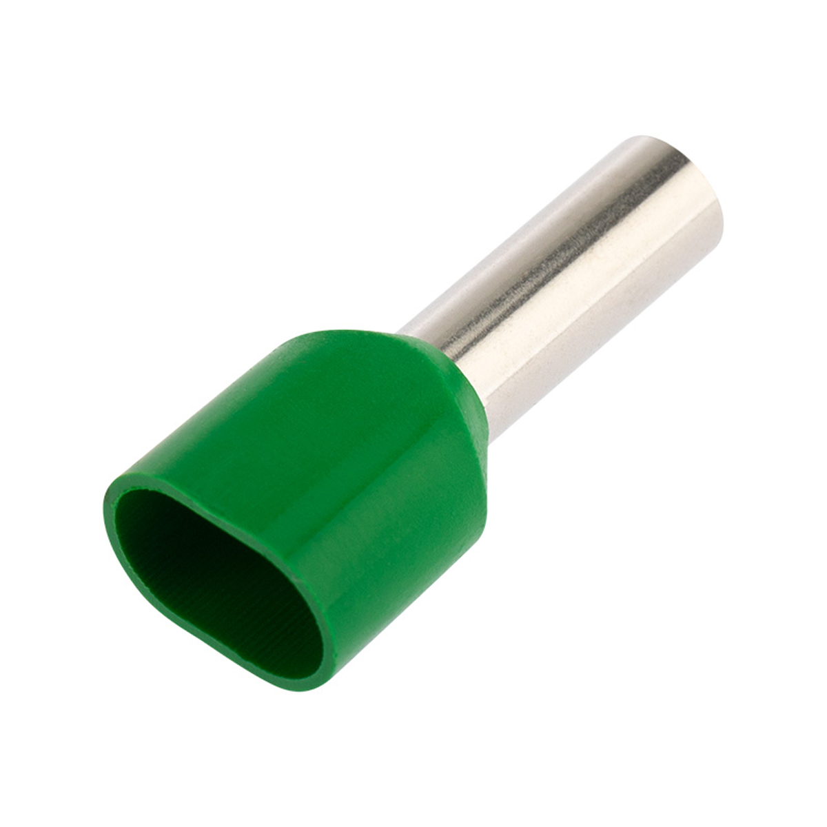 Наконечники штыревые втулочные изолир. ншви(2) 6.0-14 упак. 10 шт (зеленые) (1/10) "rexant"06-0412-a