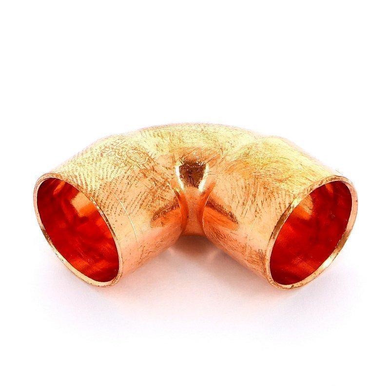 Угол двухраструбный 90° VIEGA пайка 15 мм медный