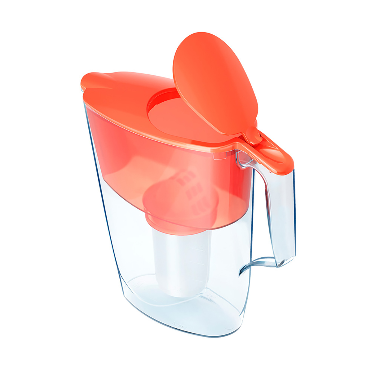 Фильтр-кувшин "ультра" модель p87а5f  2,5 л (коралл) (1/7) "аквафор"