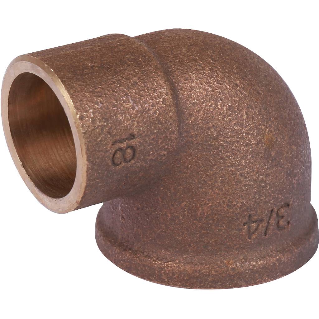 Угол переходной 18x3/4" (ВР) SANHA под пайку бронзовый 140901834