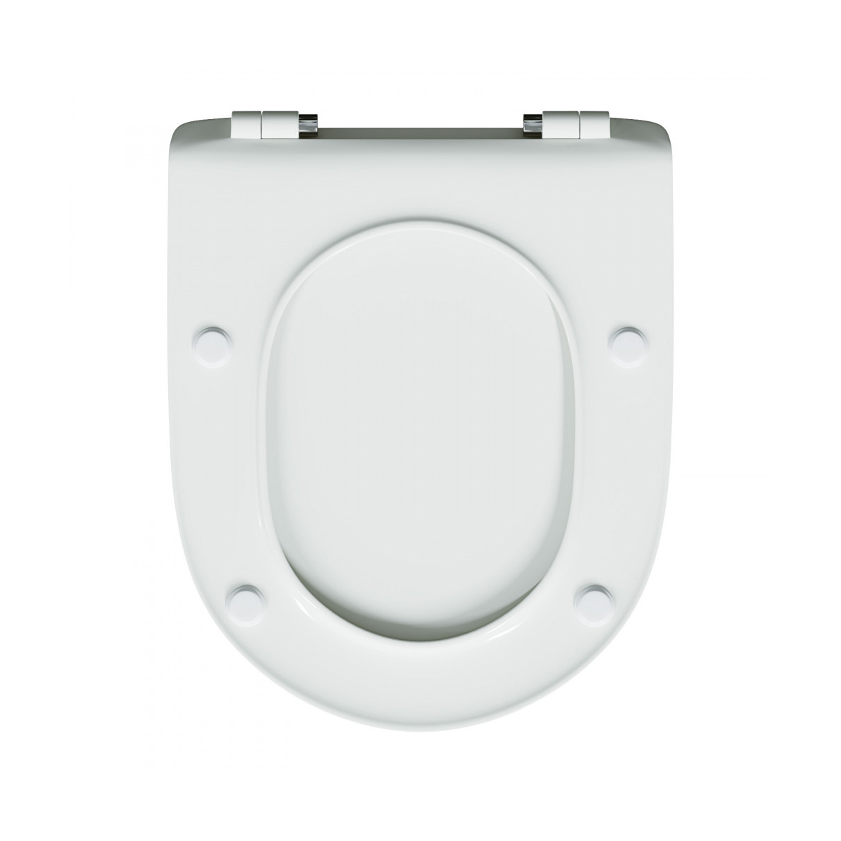 Сиденье для унитаза "toma slim so" белое, микролифт, крепление металл. (1/6) "berges"
