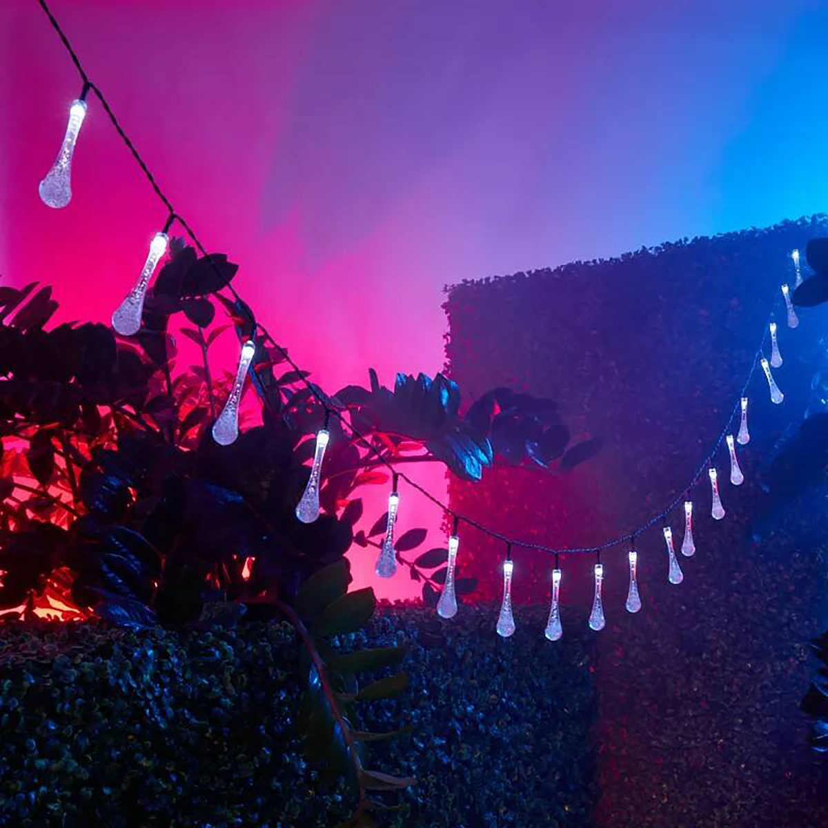 Гирлянда садовая (led) "сталактит" ip65  5 м, 2 реж., солнеч. батарея (1/12) "lamper" 602-239