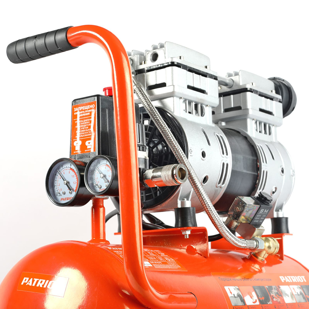 Компрессор поршневой безмасл. wo 24-160 (1) "patriot" 525306375