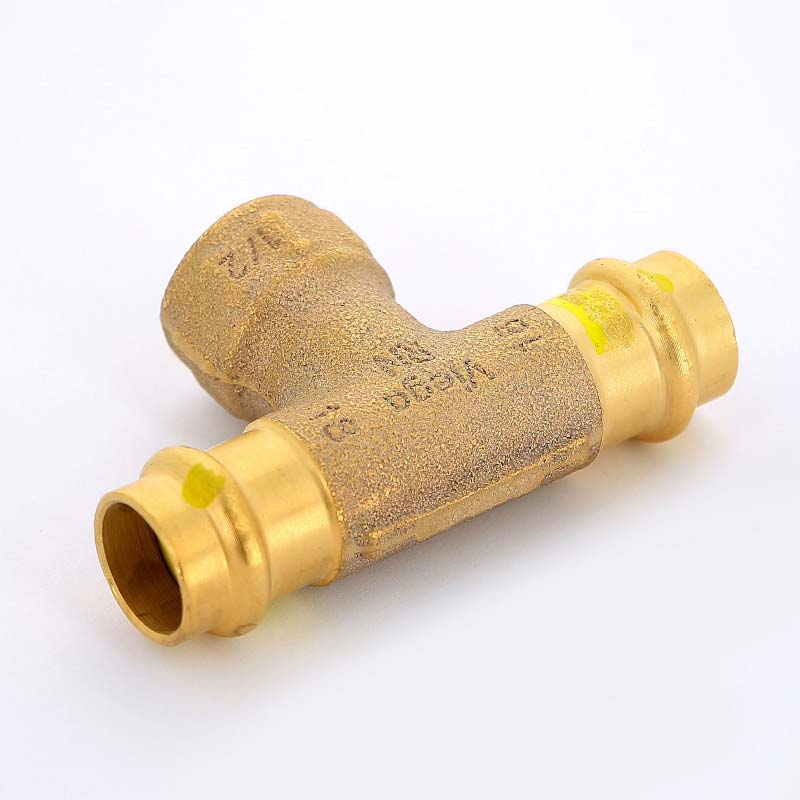 Тройник пресс-В бронза Profipress G VIEGA 18x1/2"x18