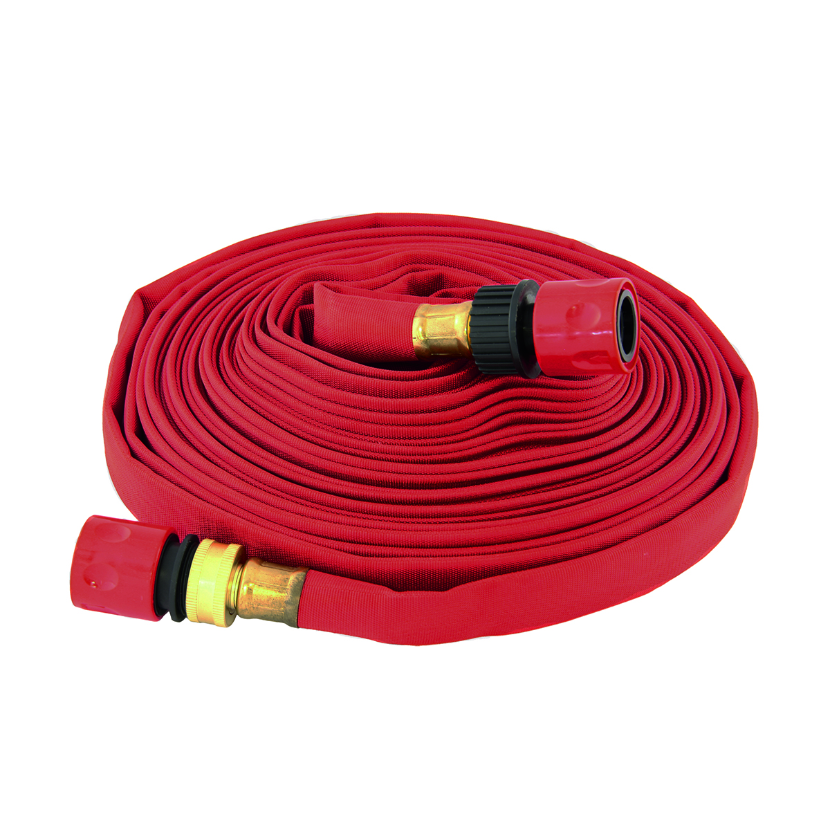 Шланг 17,5 м высокопрочн. тканевый 3/4" с латунн. фитингами (1/24) "feona" 003-3417