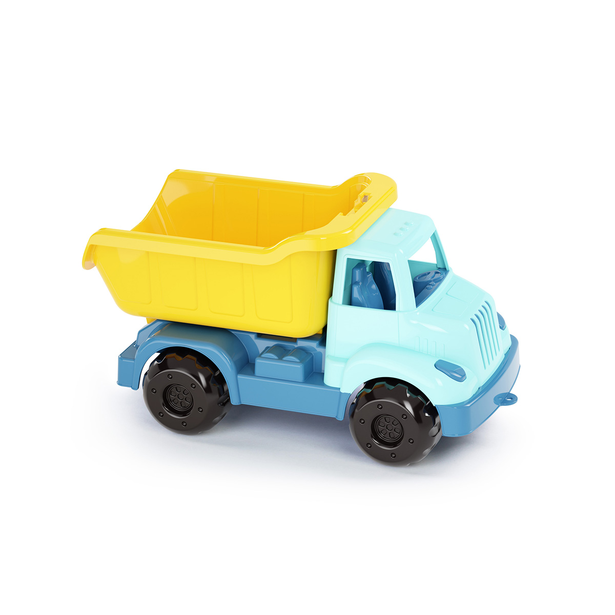 Машинка детская "самосвал" мини (голубая) (1/6) "альтернатива" м6740