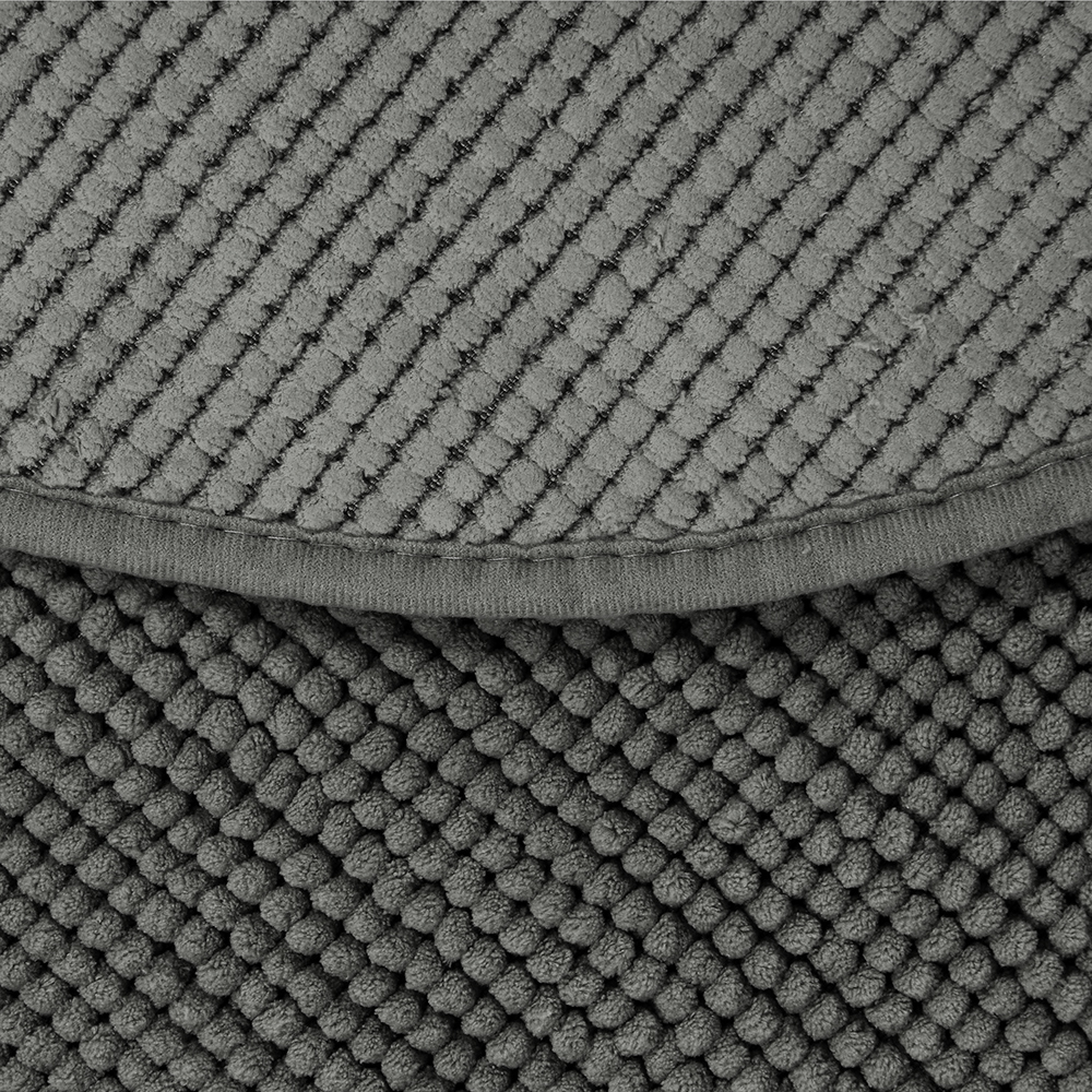 Коврик для ванной "spa" круглый d-55 см (серый) (1/10) "vortex" 24269