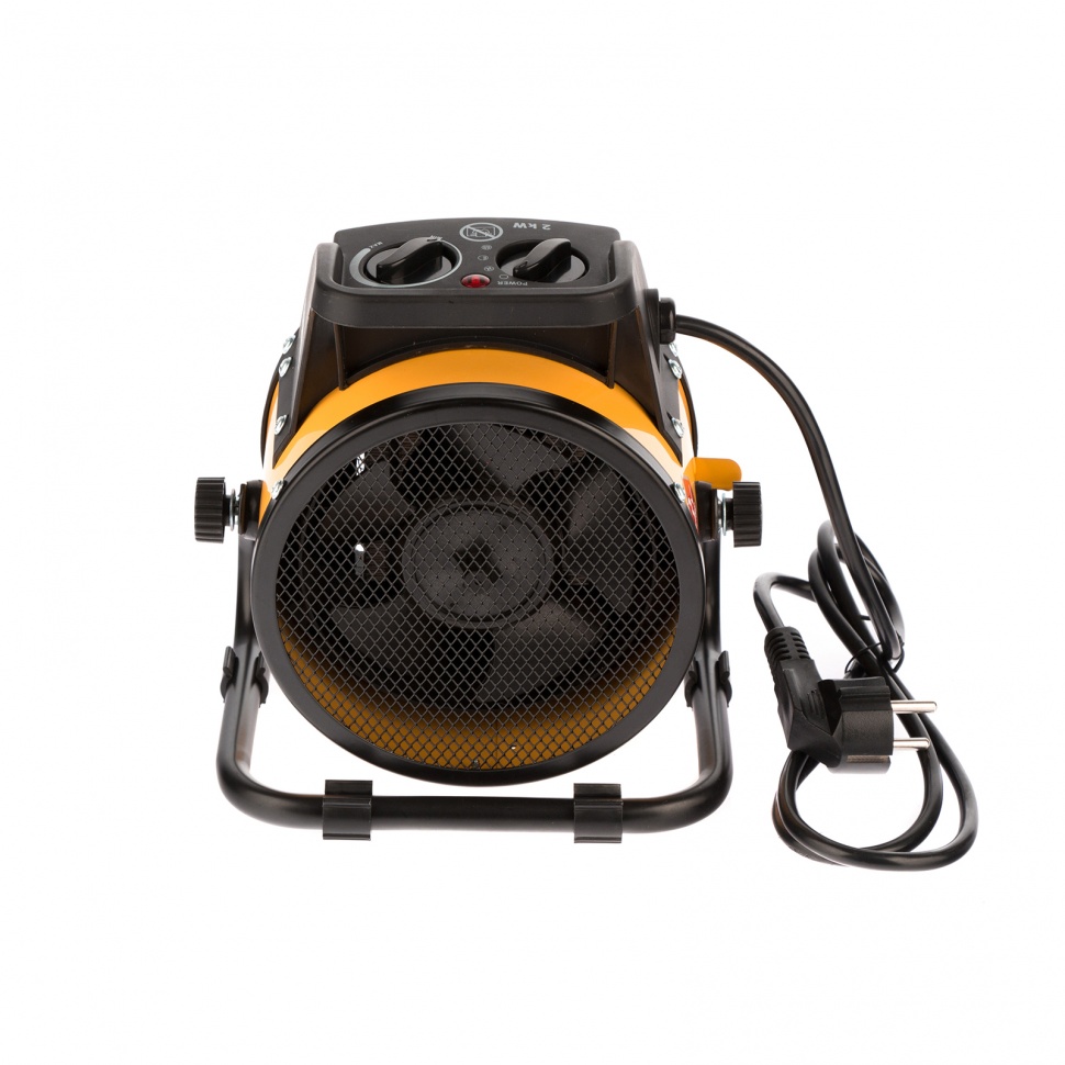 Тепловая пушка, керамический нагреватель (тепловентилятор) DHC 2-100, 230 В, 0.025/1/2 кВт Denzel (96429)