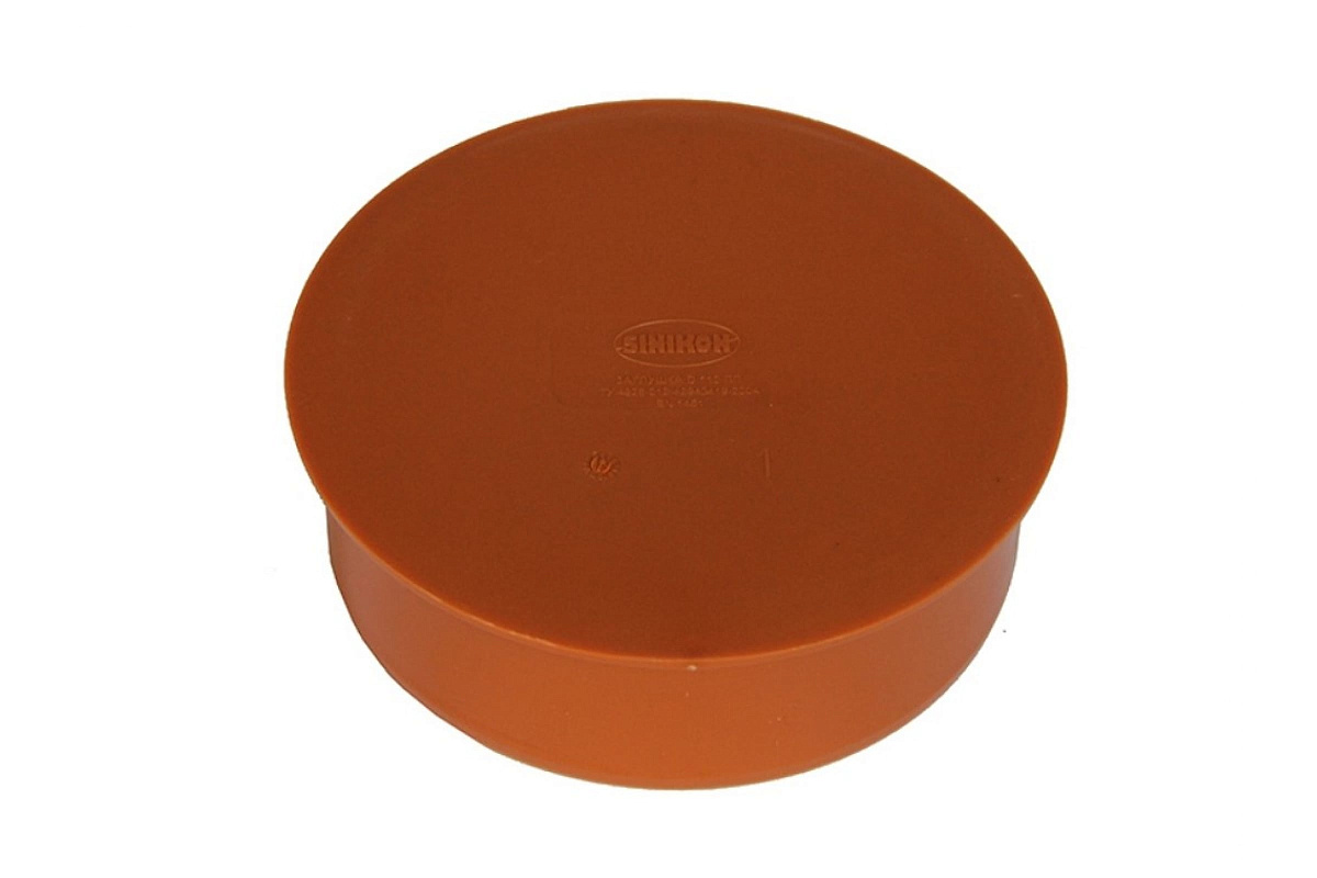 Заглушка наружной канализации d=110 мм SINIKON УНИВЕРСАЛ