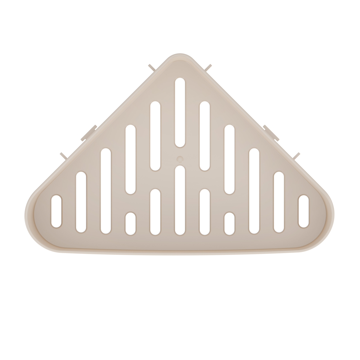 Полка для ванной угловая на скотче (бежевая) (1/16) "альтернатива" м8435