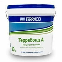Грунт-краска универсальная, акриловая TERRACO Terragrunt White/Colored (Белый/Колеруемый), 10 кг