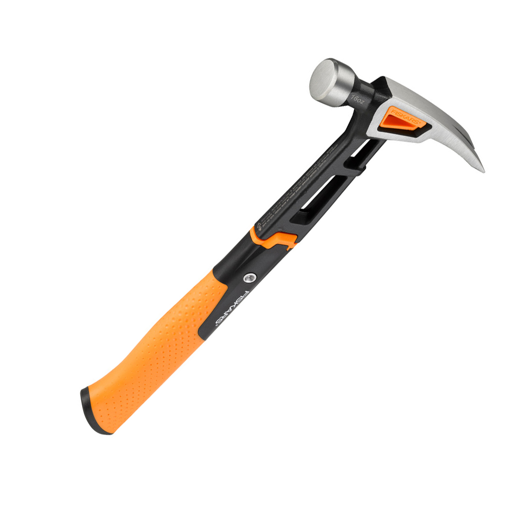 Молоток столярный 455 г 16oz/13.5", рукоятка 340 мм (1/4) "fiskars" 1020213