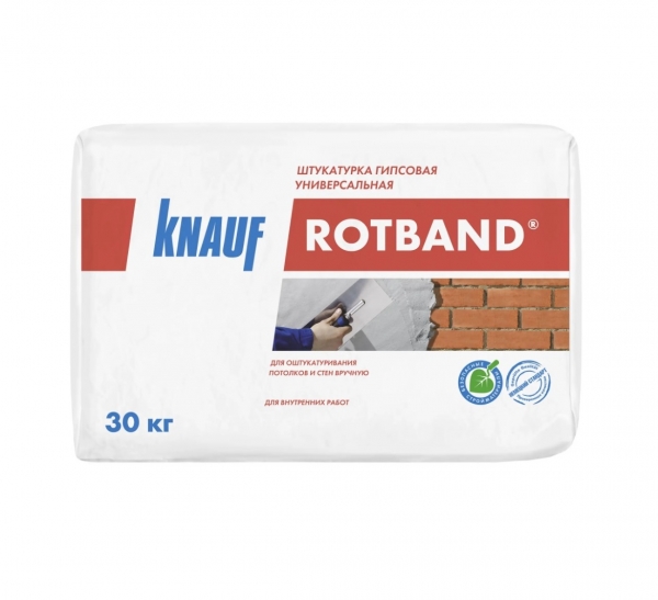 Штукатурка гипсовая Knauf Ротбанд 30 кг
