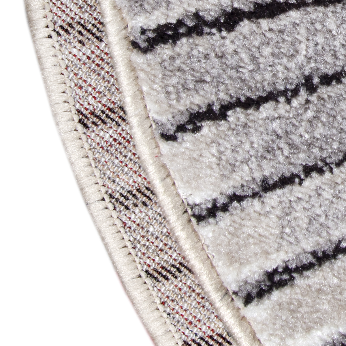 Ковер фризе "альфа" 0,8*1,5 м  88105/55 овальный (1/10) "люберецкие ковры"