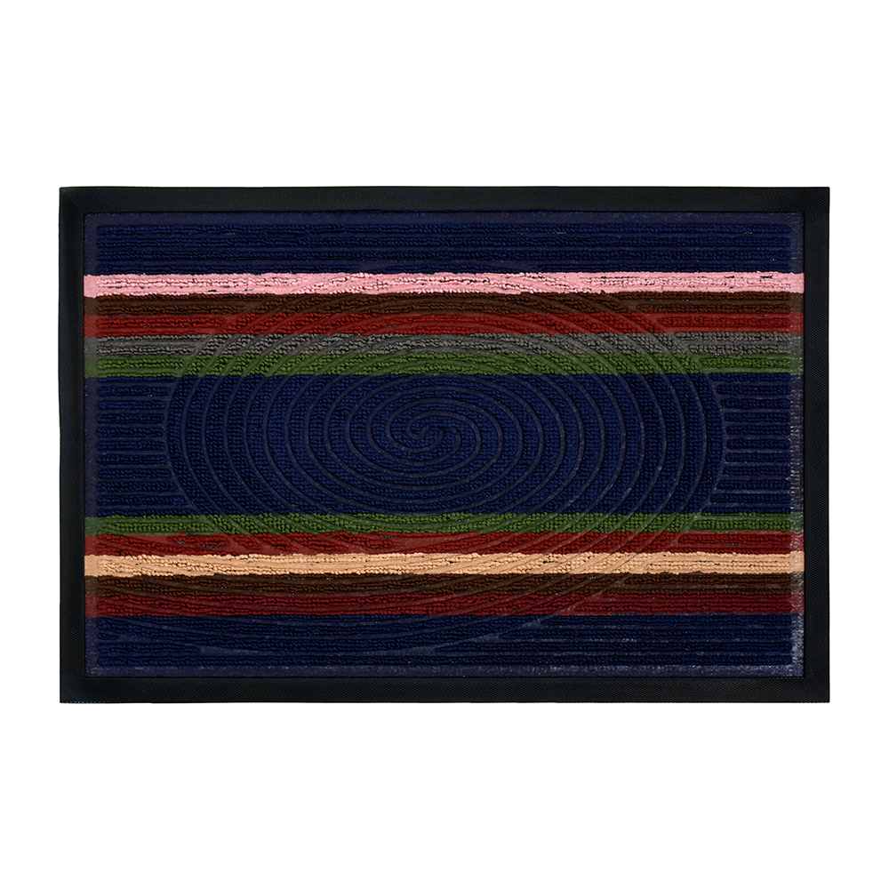 Коврик придверный "comfort" 40*60 см (синий) (1/20) "vortex" 22384