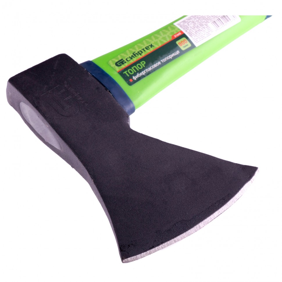 Топор, 800 г, фибергласовое топорище Сибртех (21645)