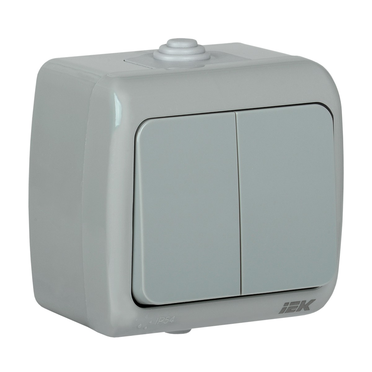 Выключатель открыт. уст. "aquatic" 2-х кл. вс-20-2-0-а, 10а, ip54 (1/10/120) "iek"