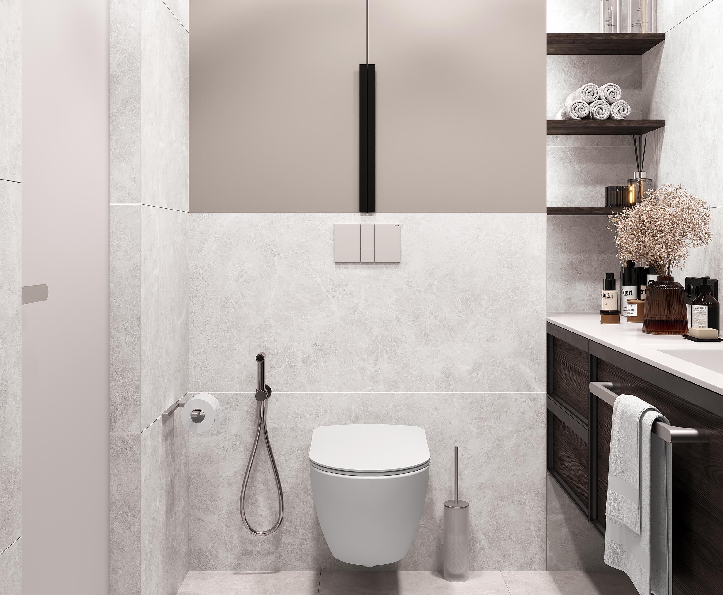 Runa bianco керамогранит светло-серый матовый структурный 60x120