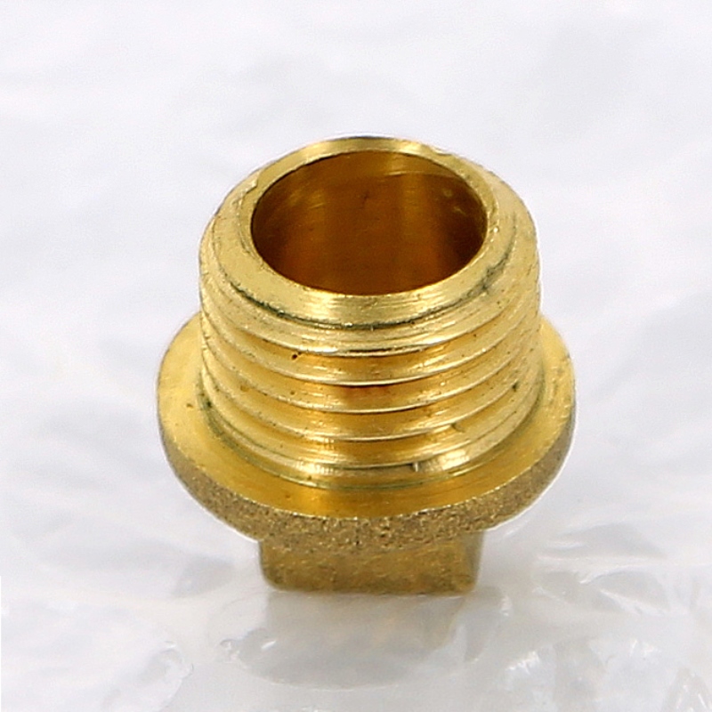 Заглушка резьбовая (НР) 1/4" с квадратом латунь UNI-FITT