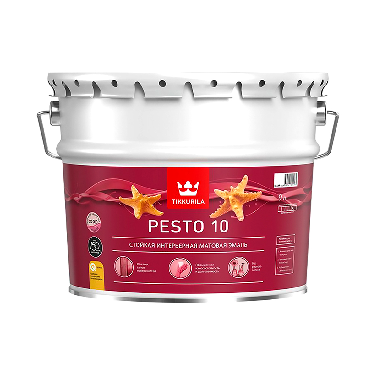 Песто 10  9 л (1)  эмаль алкидная мат."тиккурила"