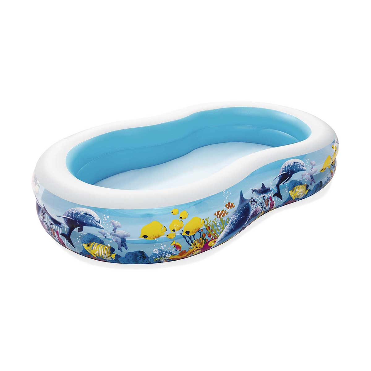 Бассейн надувной "подводный мир" 262 х 157 х 46 см, 544 л (1/3) "bestway" 54118