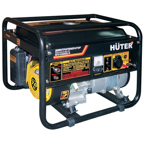 Генератор бензиновый dy4000lx 3 квт (электростартер) (1) "huter"
