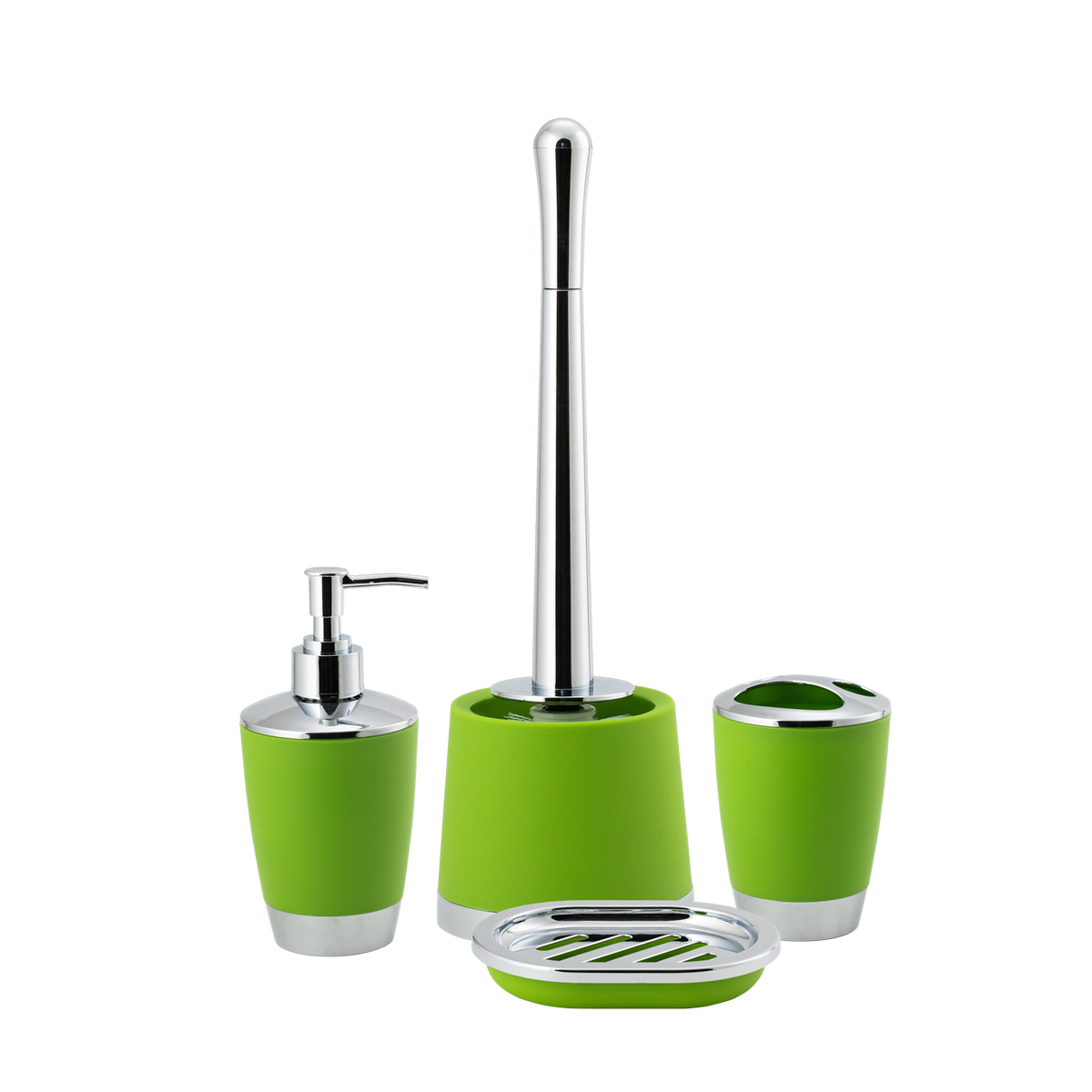 Мыльница "альма" пласт. (зеленый) (1/12) "аквадекор" attp-2100grn-04