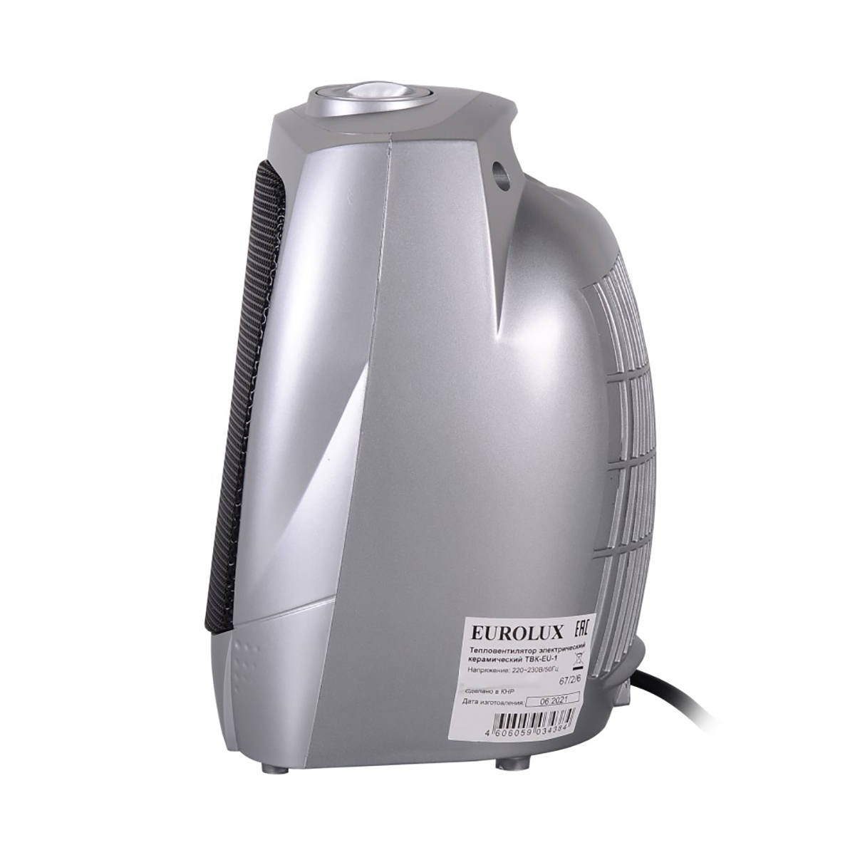 Тепловентилятор настольный керамич. твк-eu-1  1,8 квт (1) "eurolux"