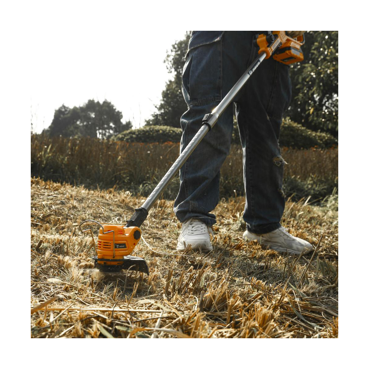 Триммер аккум. dktr12 (аккум. 2 шт.) (1) "deko" 063-4238