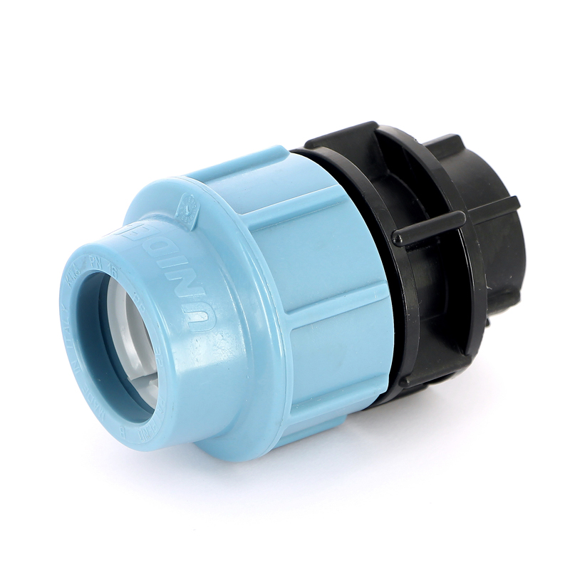 Муфта обжимная ВР 32 x 3/4" для водопроводных ПНД труб UNIDELTA