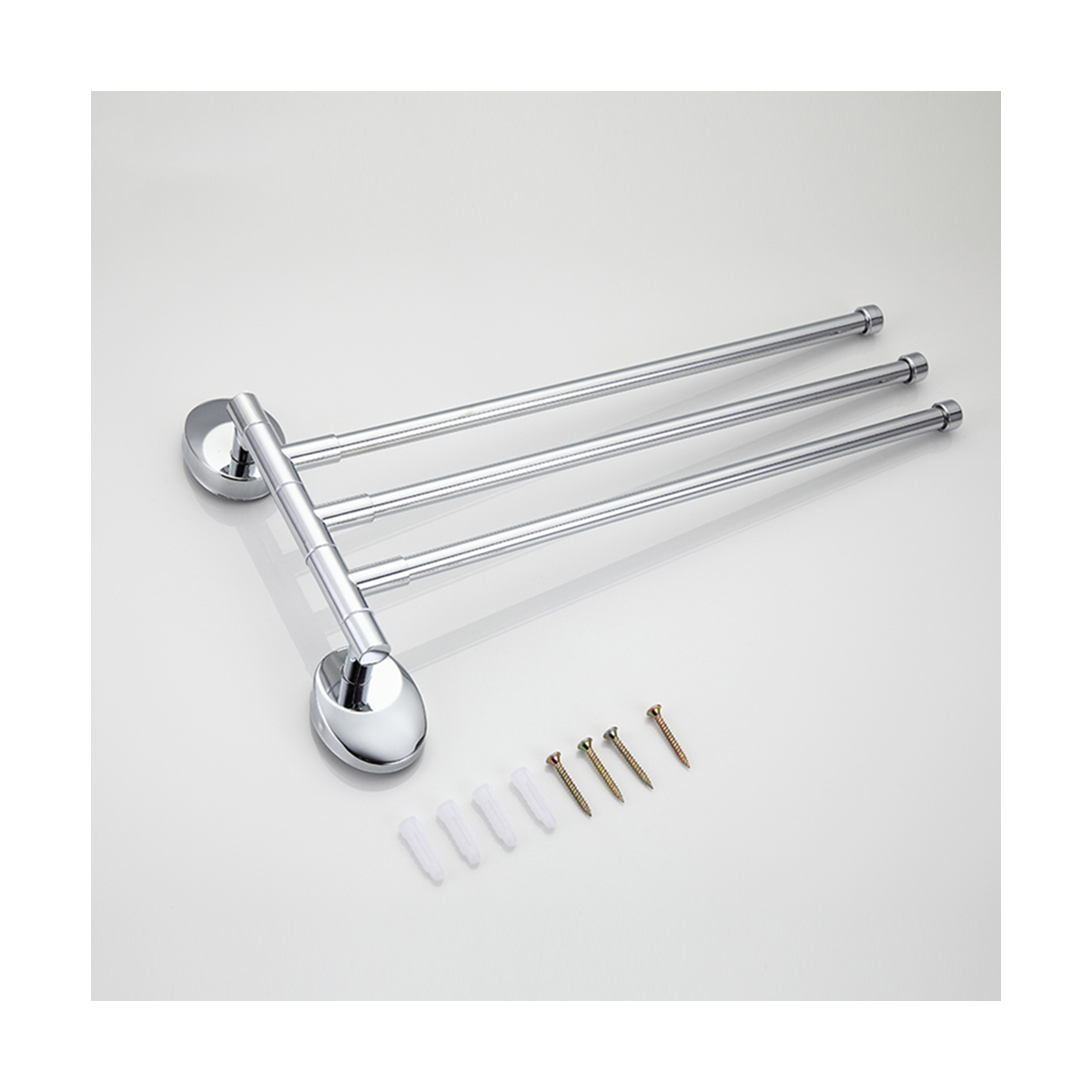 Полотенцедержатель поворотный тройной f1613, хром (1/20/40) "frap"