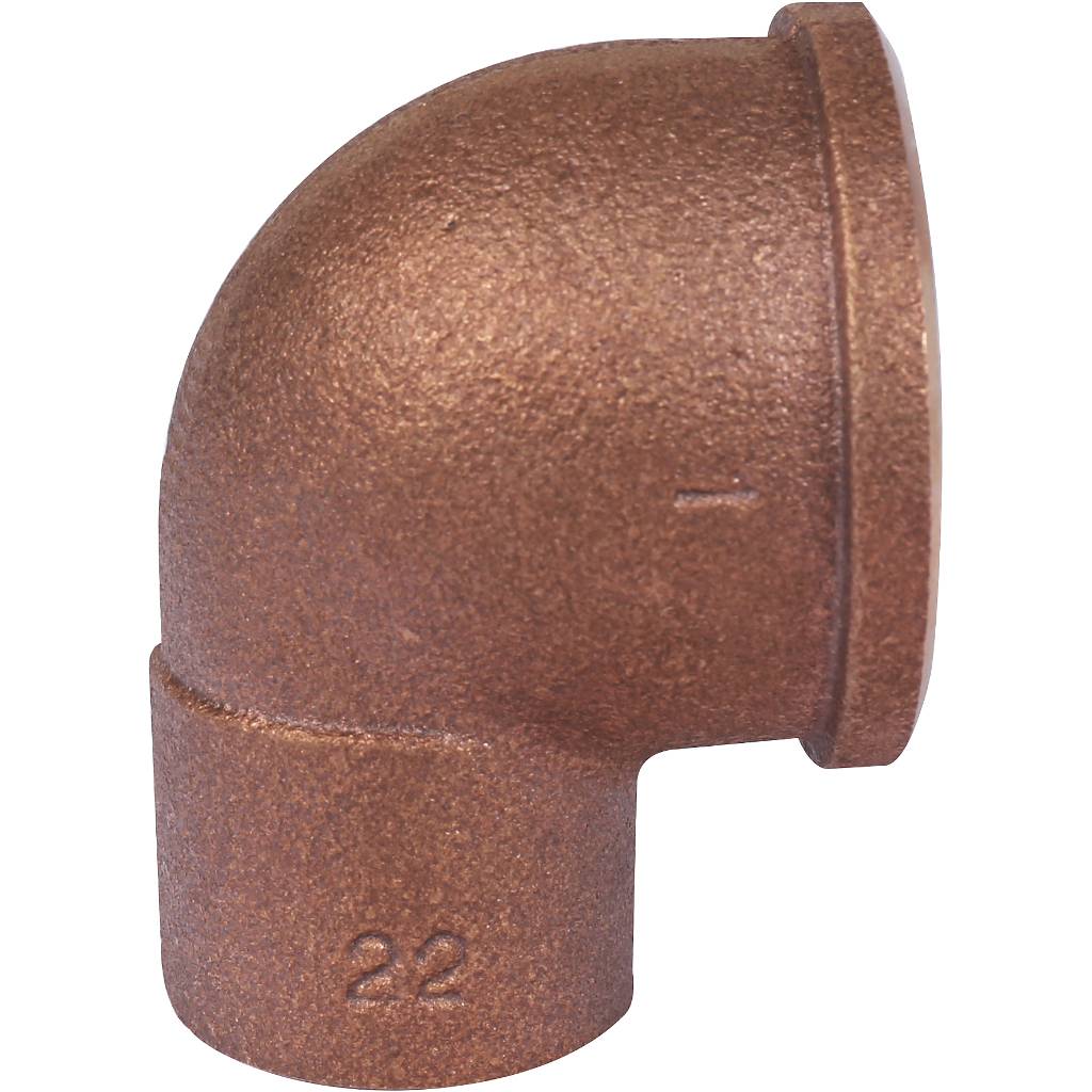 Угол переходной 22x1" (ВР) SANHA под пайку бронзовый 14090221