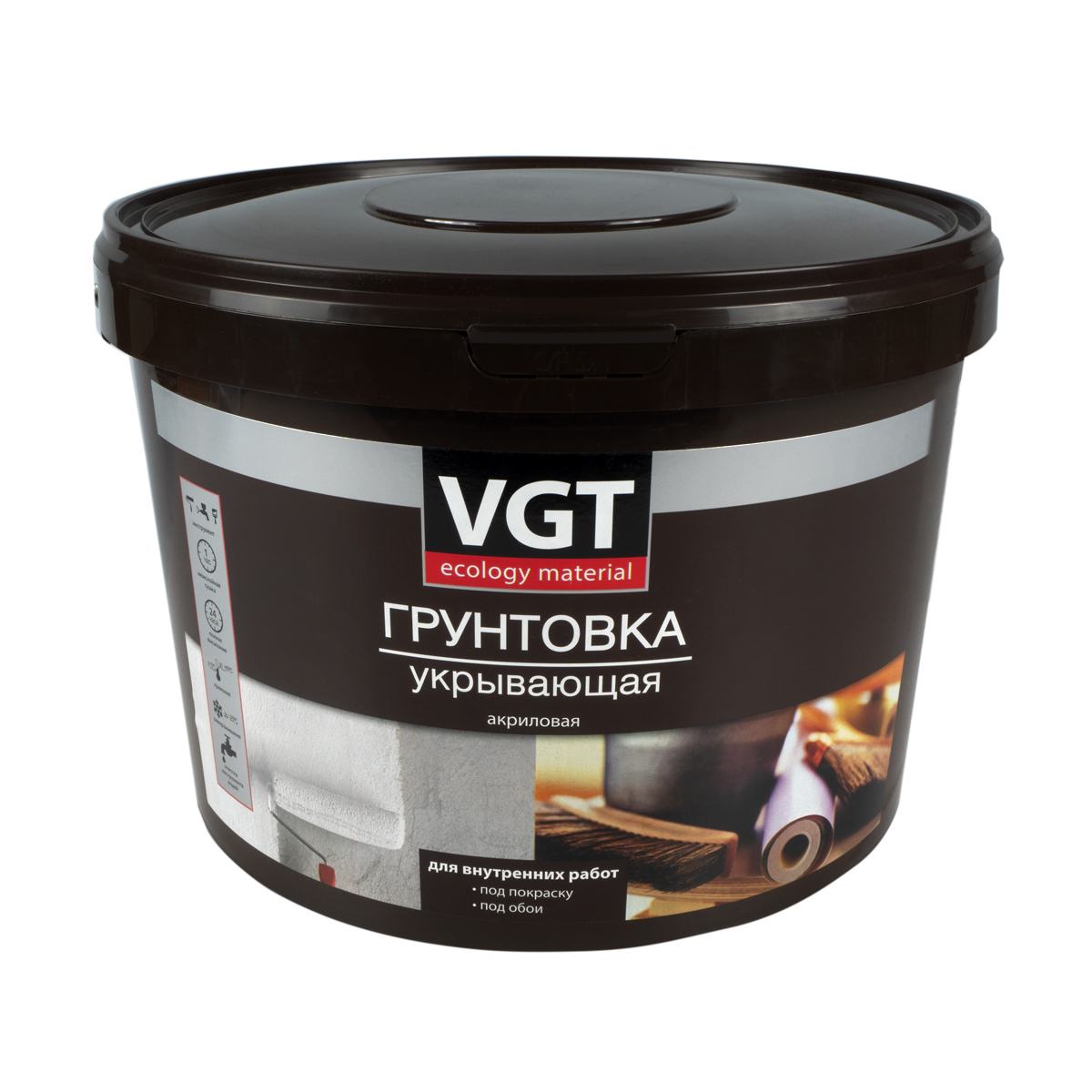 Грунтовка вд-ак-0301 укрывающая для внутр. работ 15 кг (1)  "вгт"