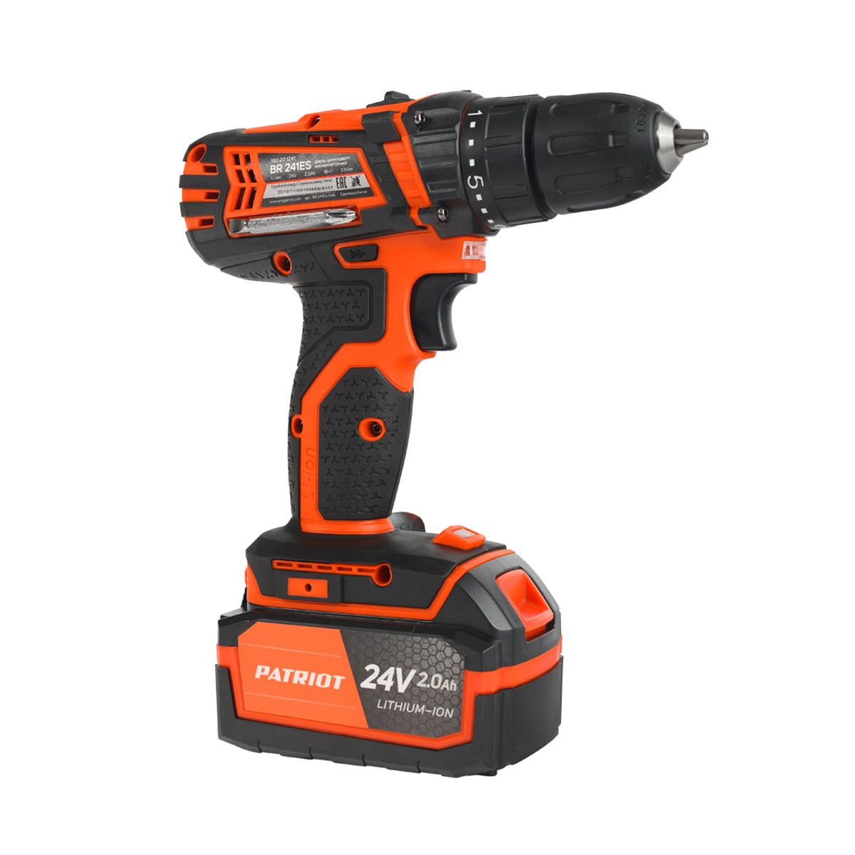 Дрель-шуруповерт аккум. br 241es (1/10) "patriot" 180201241