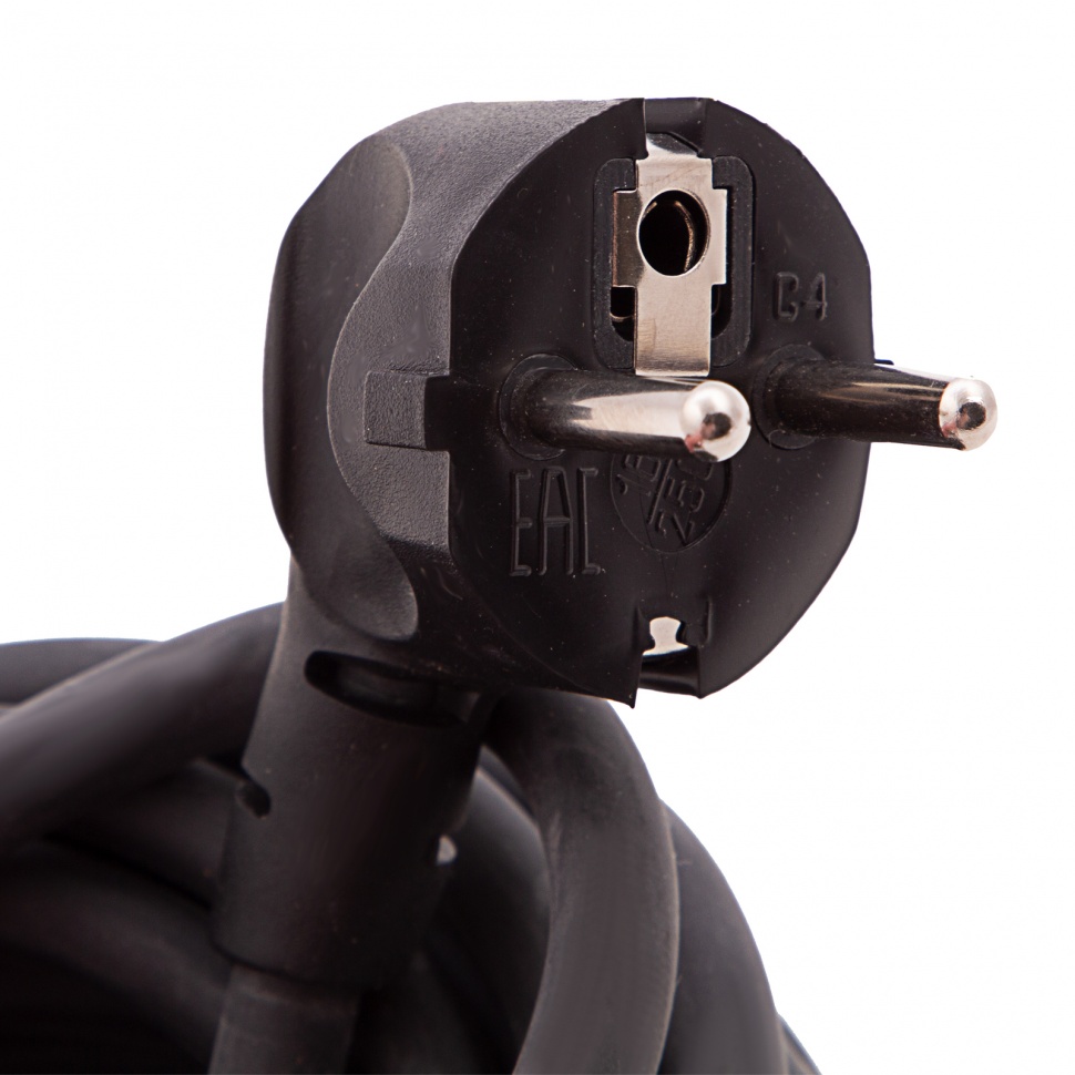 Удлинитель силовой 10 м, 16 А, тип УХз16, КГ 3 x 1.5 мм, 1 розетка, Сибртех (95890)